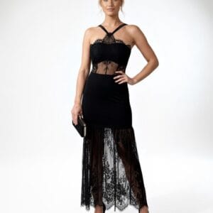 NOORE ECLISSA – sukienka koronkowa maxi